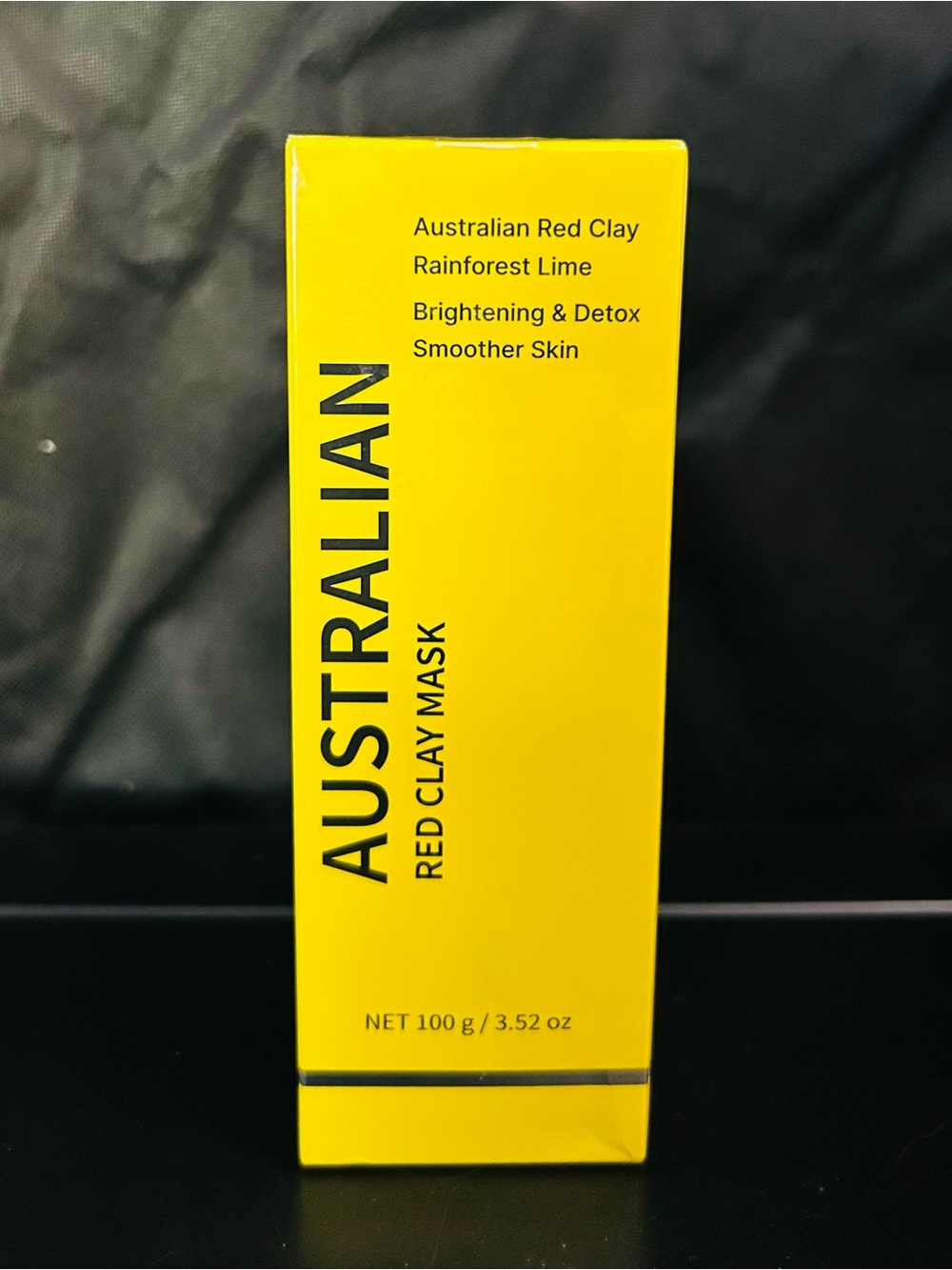 Australian Red Clay Face Mask, Mineral-Rich Detox Mud Mask 3.52 oz/ 100g